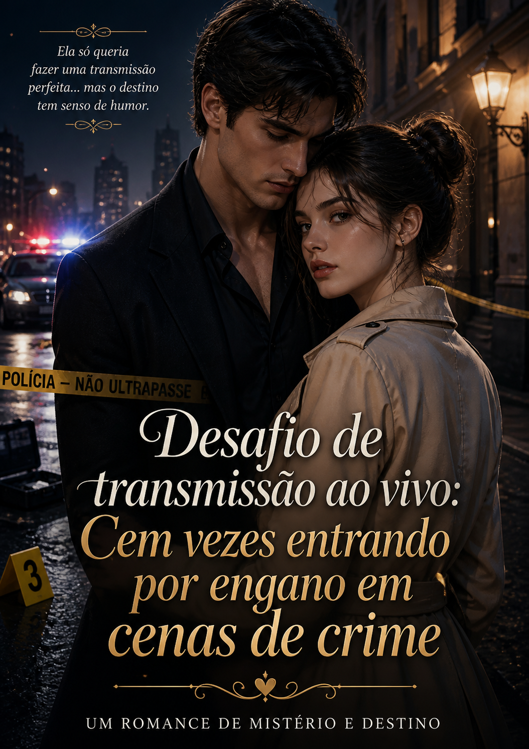 Desafio de transmissão ao vivo: Cem vezes entrando por engano em cenas de crime