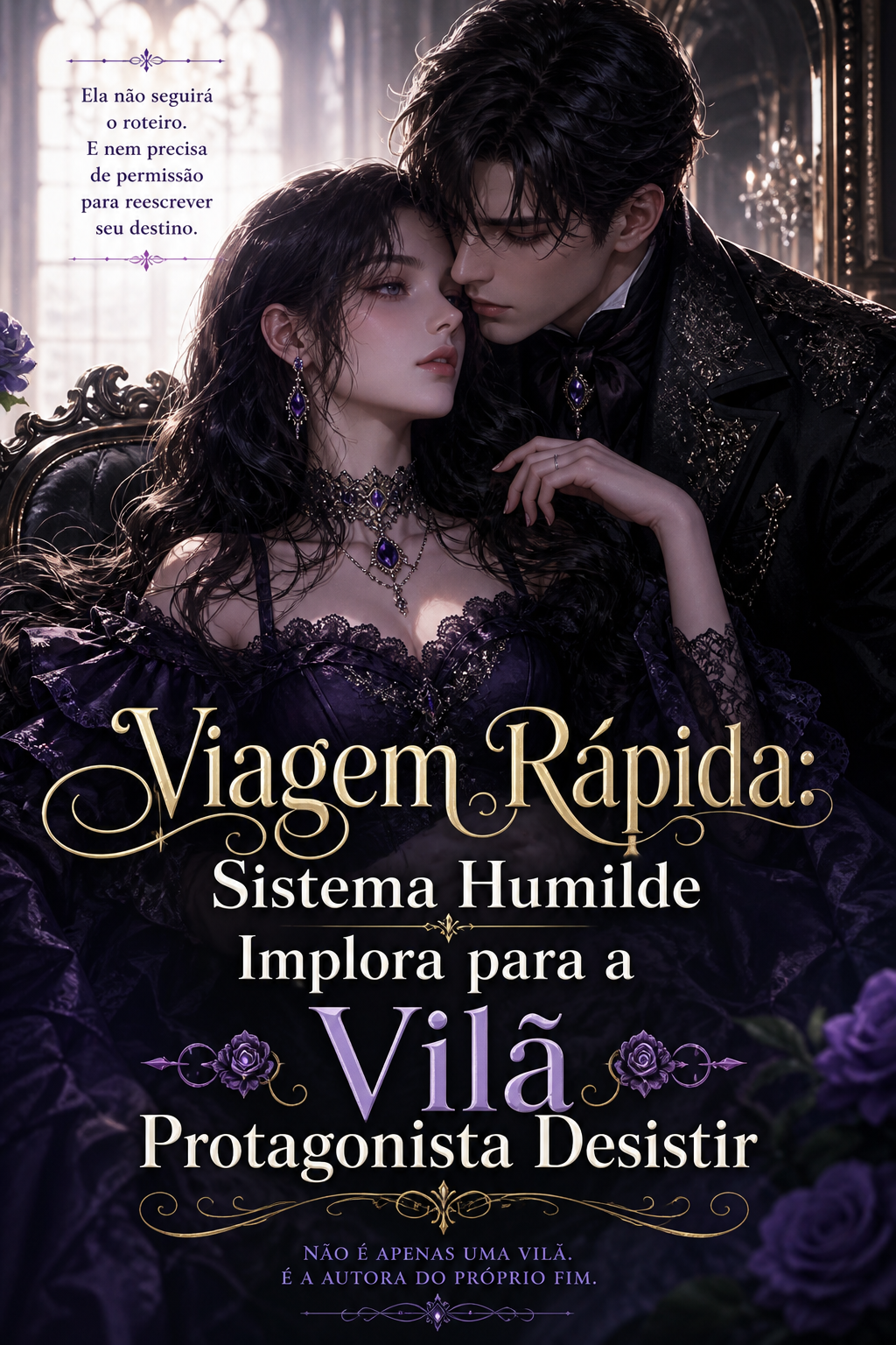Viagem Rápida: Sistema Humilde Implora para a Vilã Protagonista Desistir