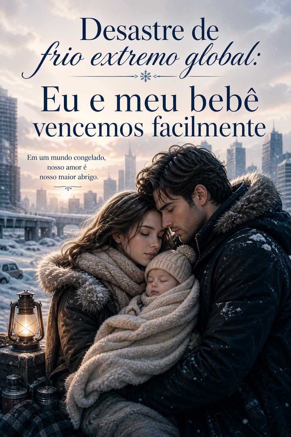 Desastre de frio extremo global: Eu e meu bebê vencemos facilmente